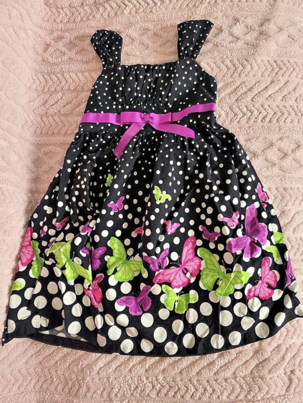 Jessica Ann Girls Floral Party Dress Size 7